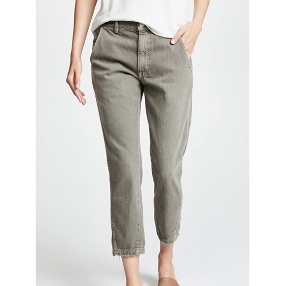Amo Denim - EC Amo Slouch Trouser Gray Green